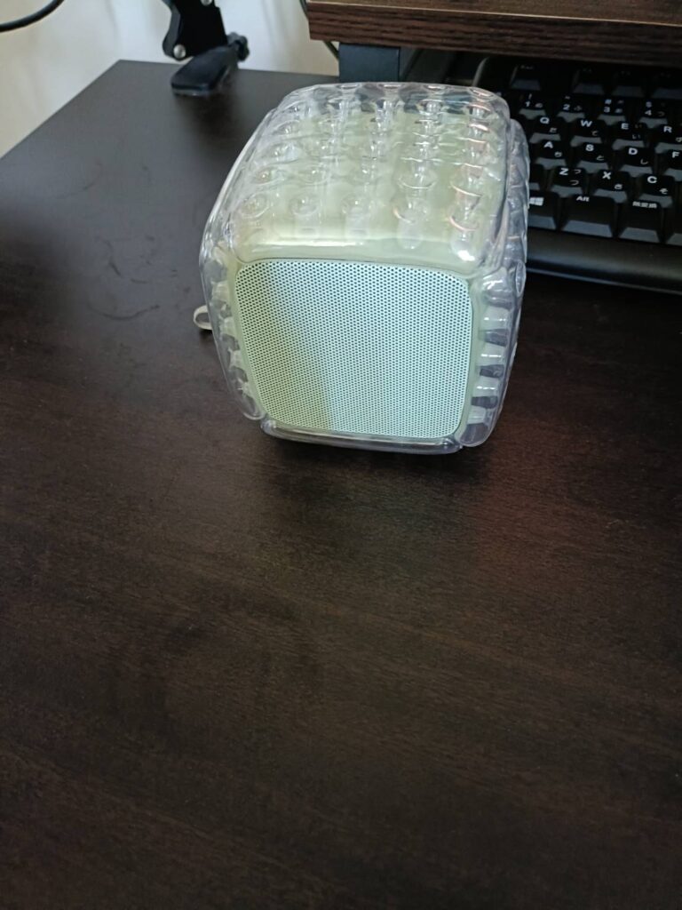 Bluetoothスピーカーの画像。